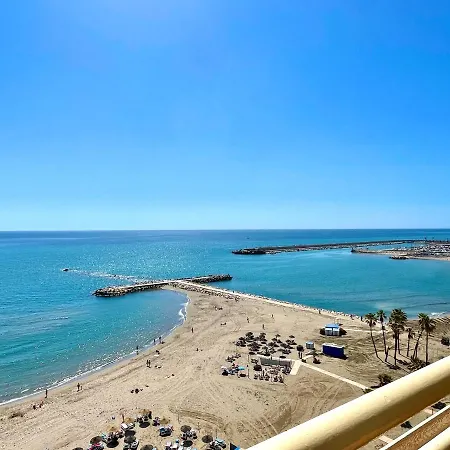 Beachfront Sea View 11th Floor In Scandinavian Style At Stella Maris By Solrentspain * Fuengirola